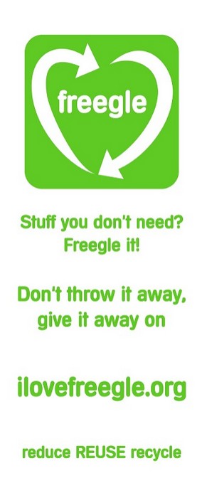 Freegle logo and slogan